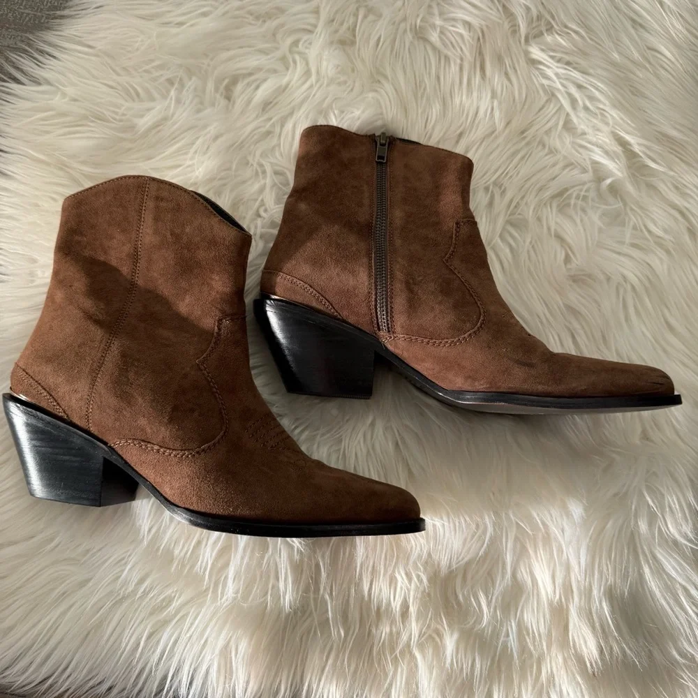 Spell Safari Suede Ankle Boots in Chocolate EU 39 - Picture 4 of 9